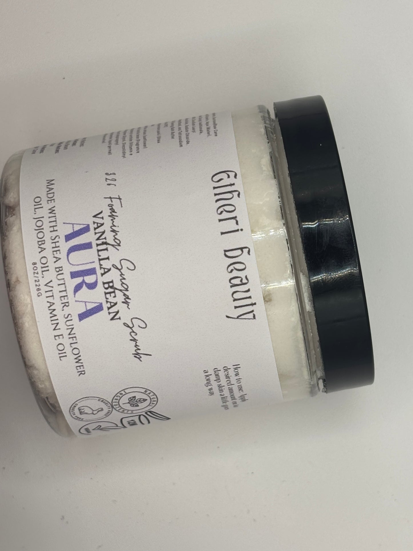 326 Foaming Sugar Scrub Aura